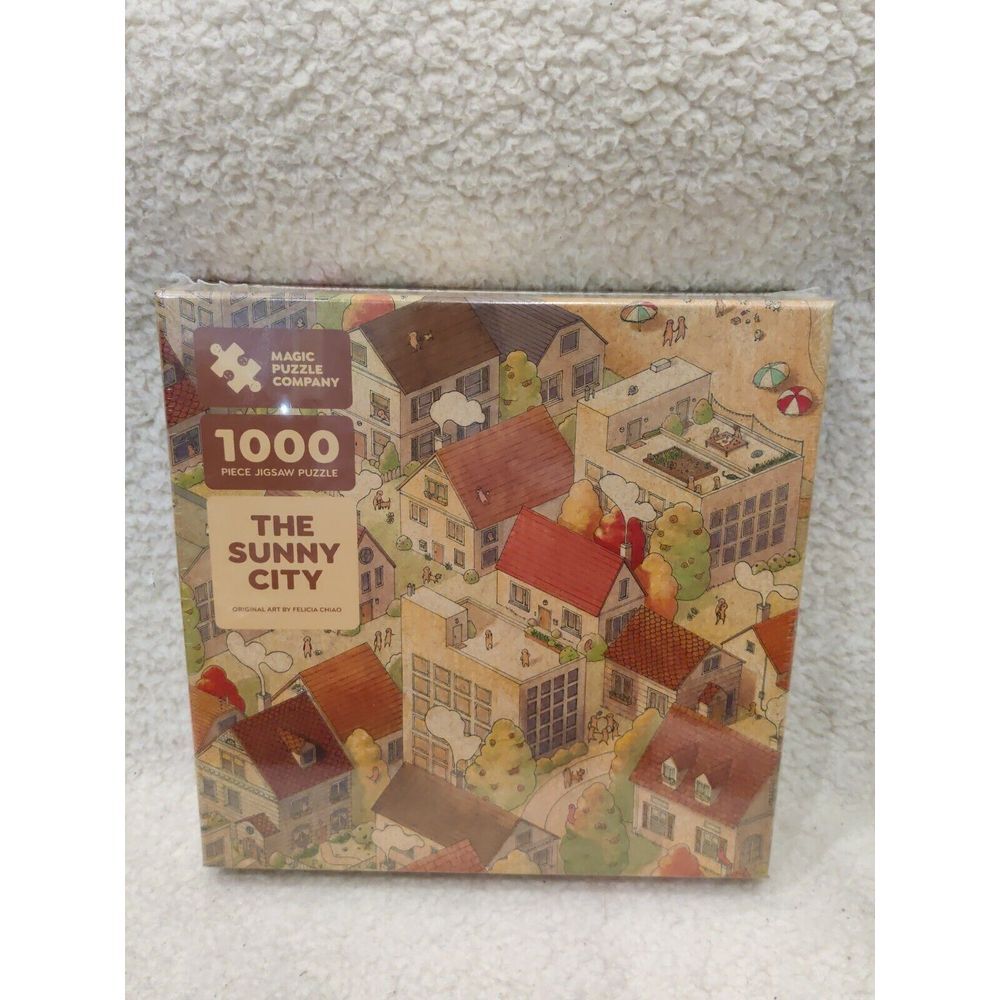 The Sunny City - 1000-Piece Jigsaw Puzzle from The Magic Puzzle Company - Sealed